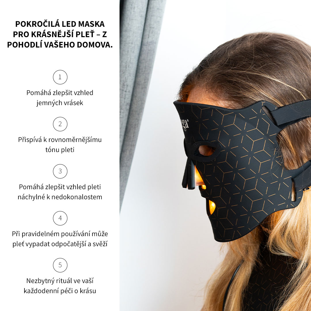Výhody LuxGlow LED masky